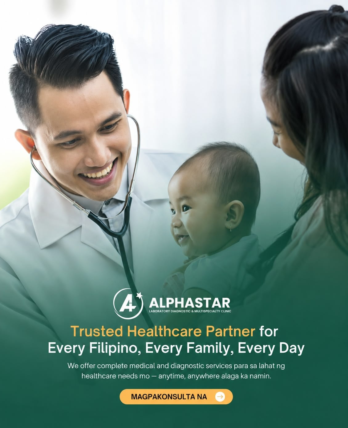 Healthcare professionals in a clinic setting